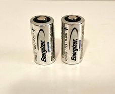 Energizer 123 Lithium 3V Batteries (Pair)