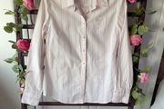 shirt Tommy Hilfiger size small Bnwot pink striped shirt 100% cotton