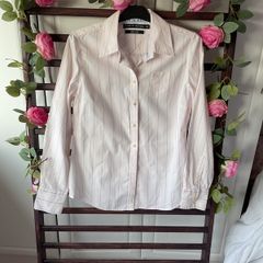 shirt Tommy Hilfiger size small Bnwot pink striped shirt 100% cotton