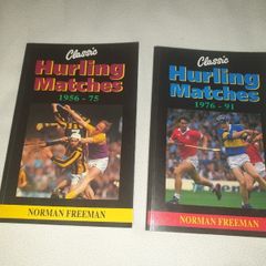 Classic Hurling Matches 1956-1975 &1976 -91 Gaa books