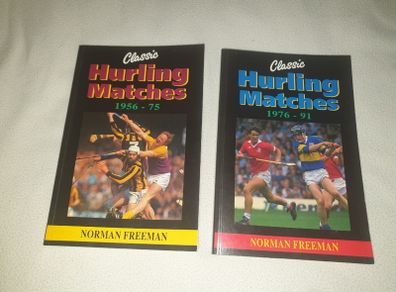 Classic Hurling Matches 1956-1975 &1976 -91 Gaa books