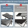 Portable Camping Cot, Collapsible Guest Bed Suitable for Up to 200 Kg, Ideal for Indoor, Outdoor, And Garden Use. Image 4
