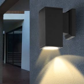 NEW SALE | Outdoor Wall Lights Mains Powered, IP65 Outside Lights Exterior Wall Sconce, Aluminum Indoor Wall Lights Max 35W GU10 Wall Light for Front Door, Garage, Porch, Garden, Balcony, Patio