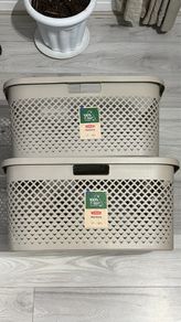 2 Laundry baskets 47L