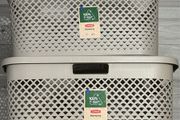 2 Laundry baskets 47L