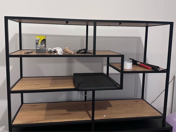 Stunning Industrial 4-Tier Shelf Unit - Great Condition