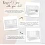 Cot bed and mattress Image 5