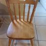Solid wood table and chairs Image 4