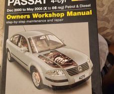 Vw Passat Owners Workshop Manual. 4-cyl Dec 2000 To May 2005. (x To 05 Reg) Petrol & Diesel. First Edition Hardback In Very Good Condition.  See Photos For Condition.