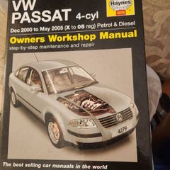 Vw Passat Owners Workshop Manual. 4-cyl Dec 2000 To May 2005. (x To 05 Reg) Petrol & Diesel. First Edition Hardback In Very Good Condition.  See Photos For Condition.