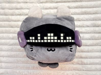 Pet Simulator X Techno Cat Plush with Headphones approx. 18 cm. Used Please see photos