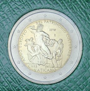 Vatican 2 Euro Brilliant Uncirculated Coin 2018 - European Year of Cultural Heritage