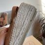 Toni Pons Tan Brown Espadrille Wedge Sandal Shoes Image 7