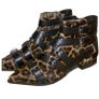 Ash Leopard Print Leather Ankle Boots Size Uk 6 Image 9