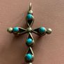 Antique Silver Cross Image 2