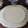 Antique Victorian Staffordshire transferware serving platter Image 2