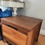 Solid oak Chest of drawers + bedside cabinet Image 4