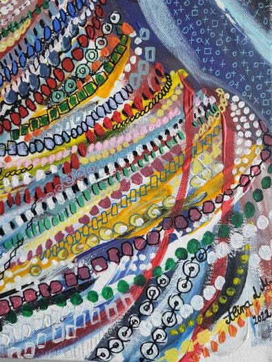 Original acrylic painting on canvas!