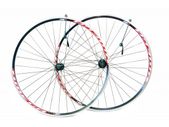 700C Road (Pair) Black Double Wall 2200 Hubs Quick Release