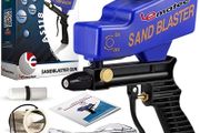 Portable Sandblaster Gun Kit - Includes Connector, Premium Ceramic Nozzle, &amp; Media Mesh Filter - for Cleaning Rust, Dirt, Paint, &amp; Glass Etching (FREE POSTAGE)