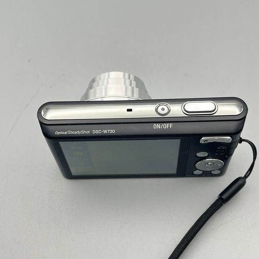 Sony DSC-W730 16.1MP Digital Camera Black Tested - Full Kit