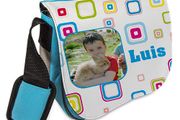 Personalised Custom Printed Kids Bag Julia Light Blue