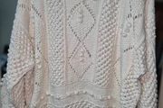 Vintage Golden Spiderweb Handknit Jumper, AV