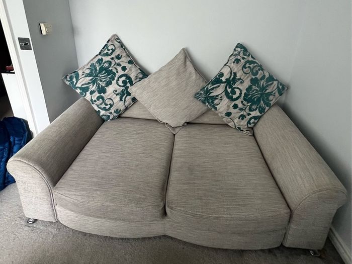 3 +2 sofas with 360 degree swivel love chair
