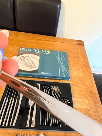 Belleek Living "Eternal" 29-Piece Stainless Steel Cutlery Set