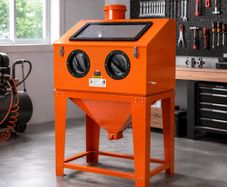 341L Sandblasting Cabinet with Dust Extraction