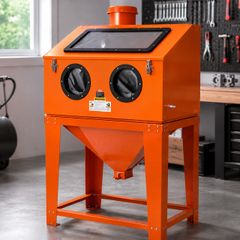 341L Sandblasting Cabinet with Dust Extraction