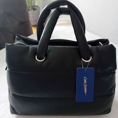 Carl Scarpa - Faux Leather Padded Bag - Black - BNWT RRP 95