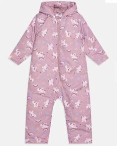 Girl's Unicorn snowsuit 3-6 months