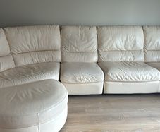 Natuzzi genuine leather sofa