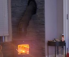 wood burning stove