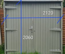 Wooden garage doors