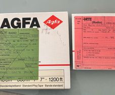 Two ex RTE program archive tapes