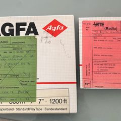 Two ex RTE program archive tapes