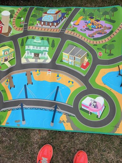 PAW Patrol Mega Mat / Jumbo Foam Floor Playmat Adventure Bay Map