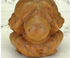 Hand Carved Teak Wood Weeping Buddha Statue