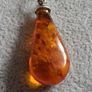 sterling silver amber necklace Image 7
