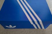 adidas dark grey blue campus shoes UK9