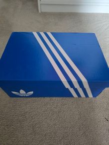 adidas dark grey blue campus shoes UK9