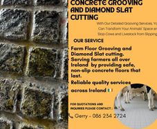 Concrete Grooving & Diamond Slat Cutting