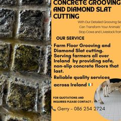 Concrete Grooving & Diamond Slat Cutting