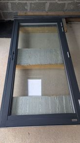 Aluclad door - RAL 7016