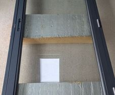 Aluclad door - RAL 7016