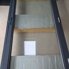 Aluclad door - RAL 7016