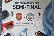 Arsenal v Man City 2017 FA Cup Semi Final programme