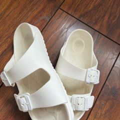 UK 13 white Birkenstocks